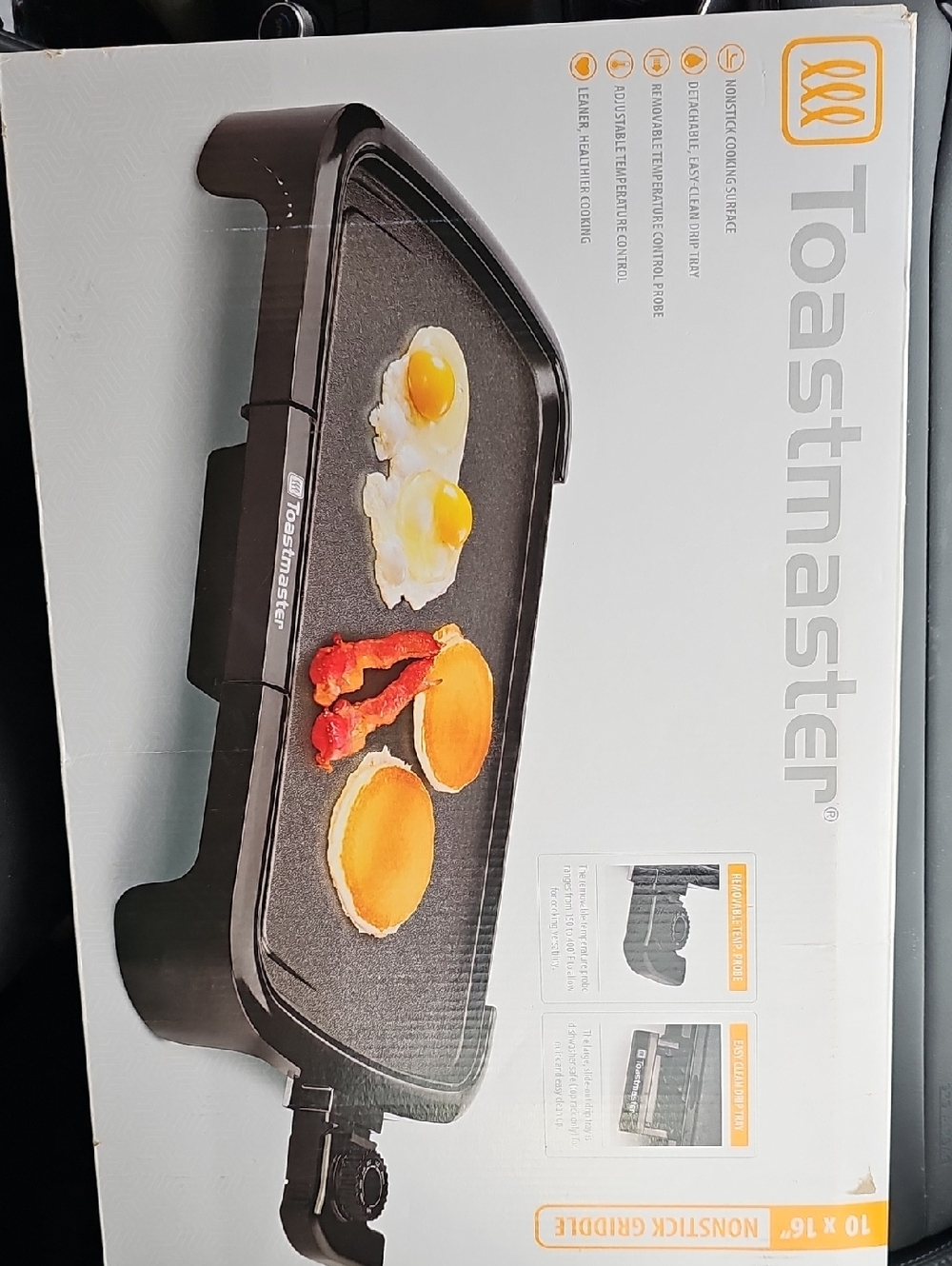 Toastmaster Nonstick Electric Griddle in Black
